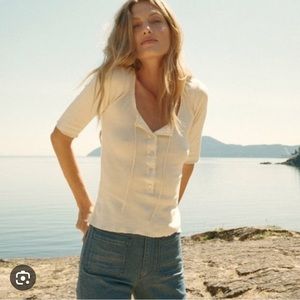 Doen Bea Tee in Nut Milk, size XS